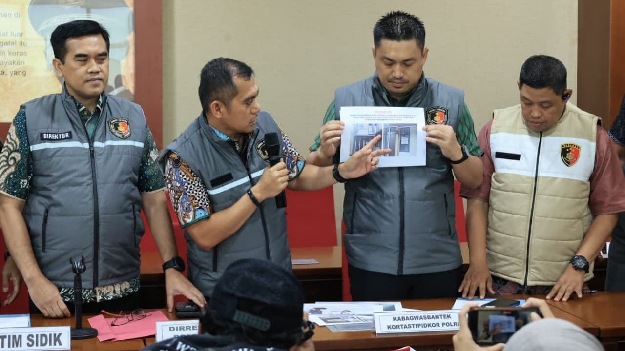 Polri Tetapkan Bupati Gowa sebagai Tersangka. (Foto: Humas Polri)
