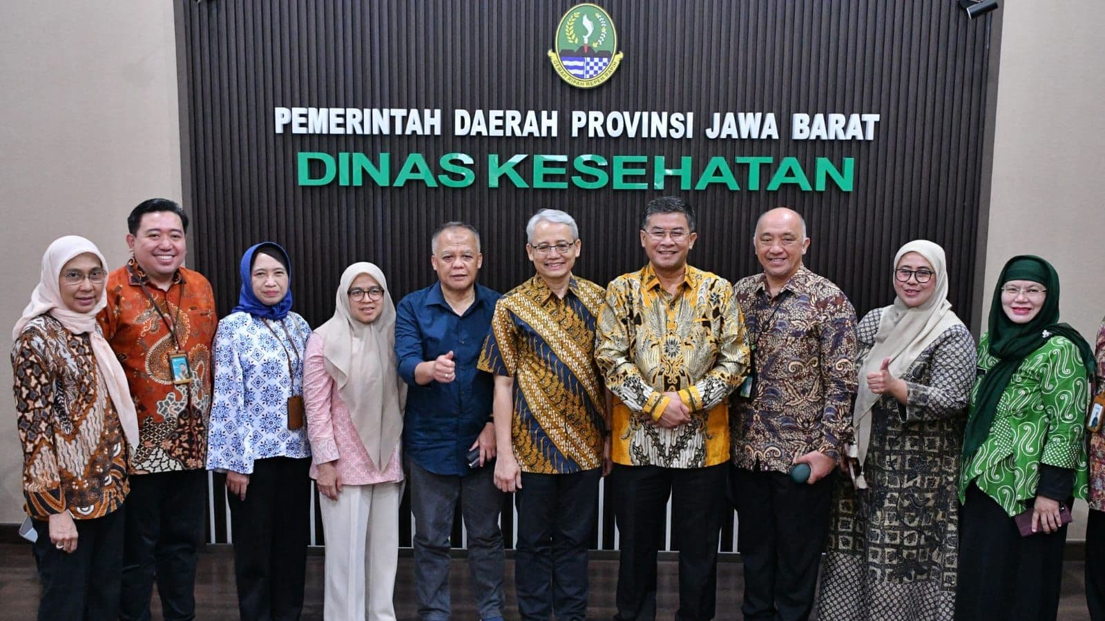 Pemerintah Provinsi Jawa Barat bersama Kementerian Kesehatan. (Foto: Pemprov Jabar)