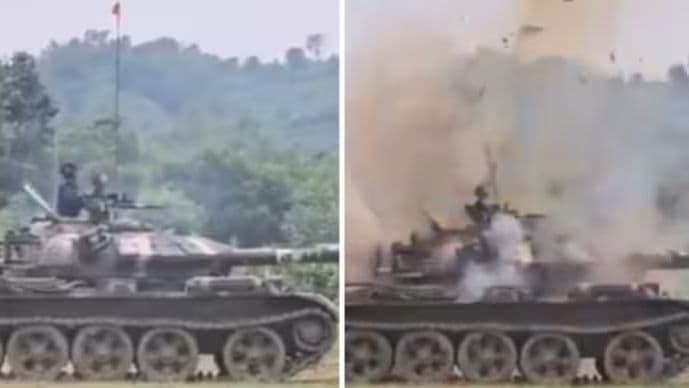 Tragis, Tank Buatan China Meledak Saat Latihan Militer Bangladesh