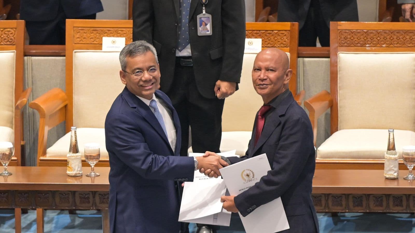 Menteri Keuangan Suahasil Nazara (Kiri). (Foto: Kemenkeu RI)