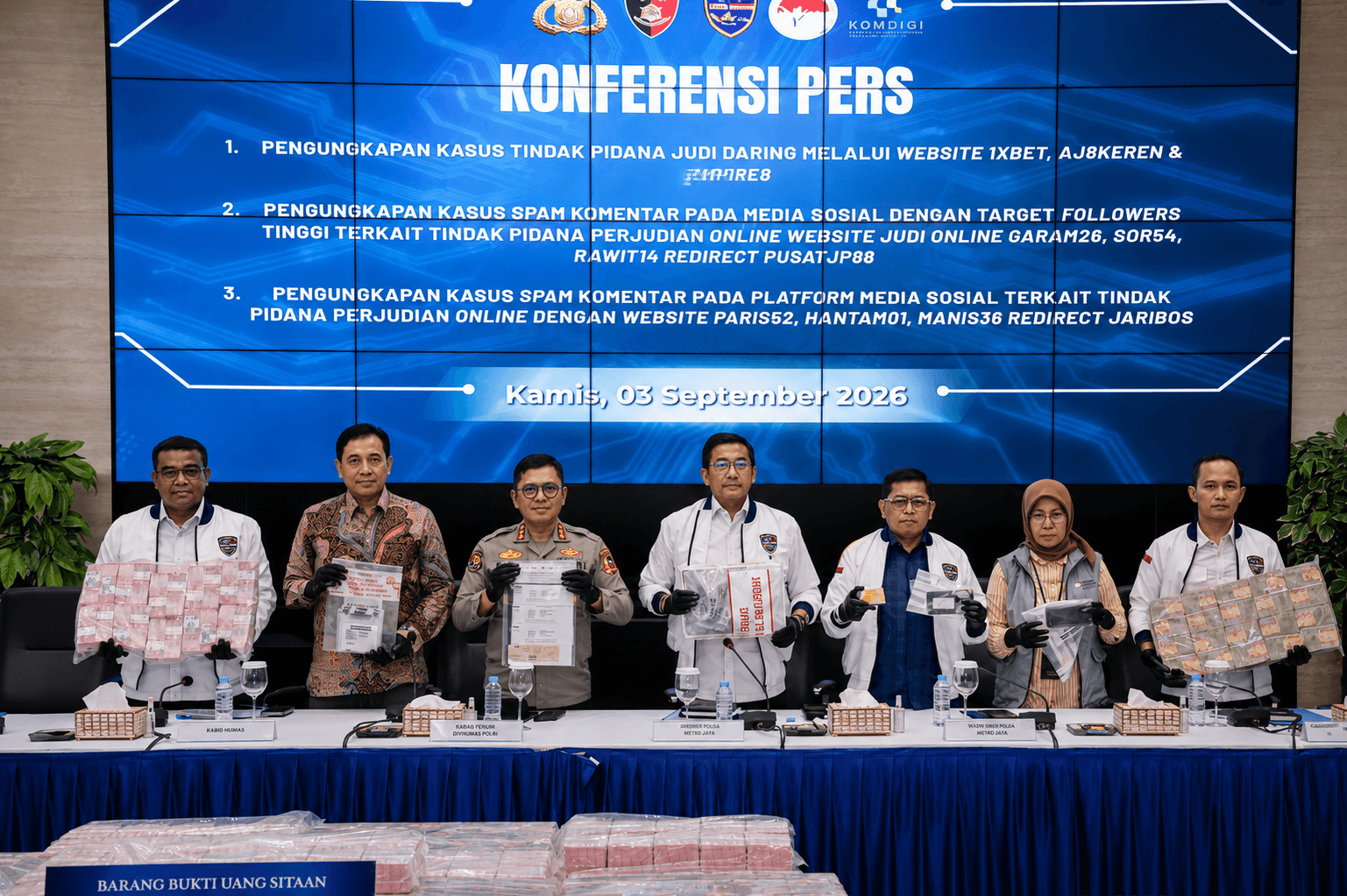 Bareskrim Polri Bongkar Tiga Jaringan Judi Online, Bekukan Dana Puluhan Miliar Rupiah