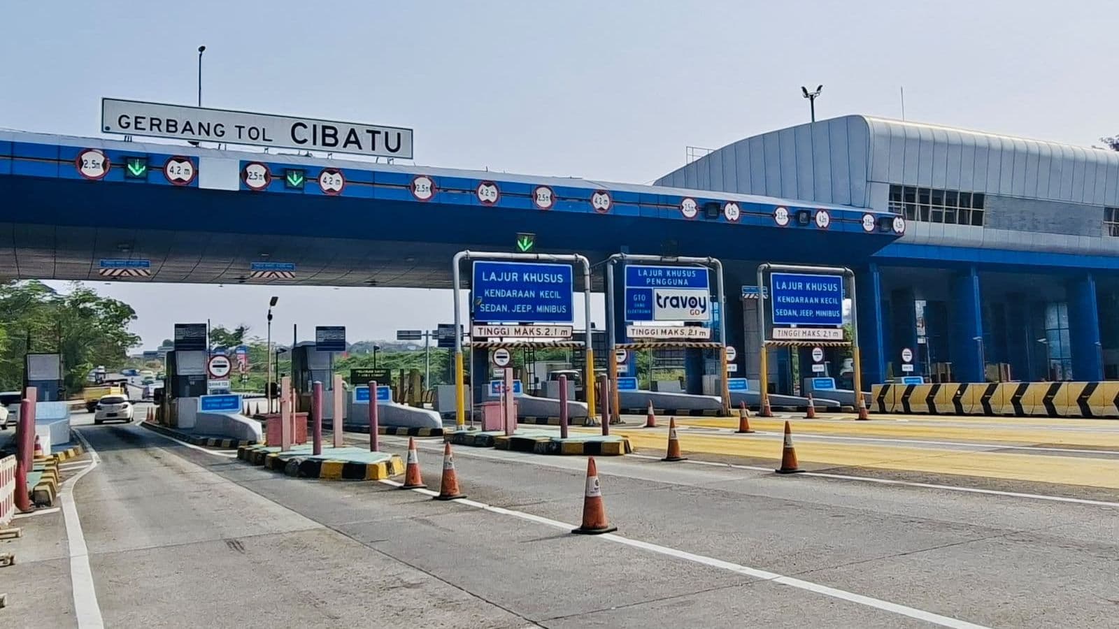 Off Ramp Cikarang Timur Arah Jakarta. (Foto: Jasamarga)